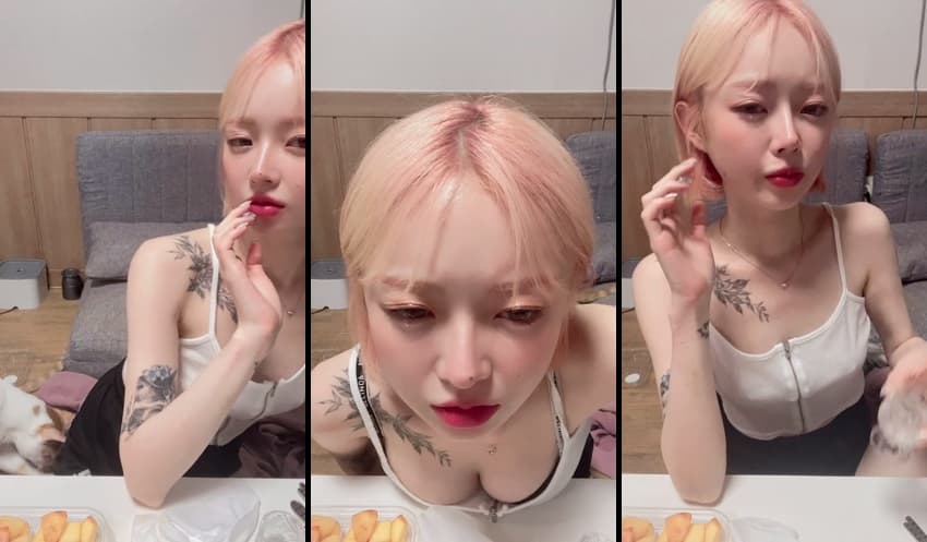 KA25070815_분홍머리_인스타_라방_노템술방_브라벗다_꼭지노출_sexkbj